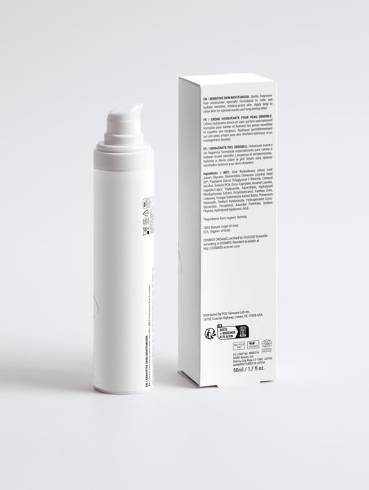 Truevia's Sensitive Skin Moisturiser, Fragrance Free