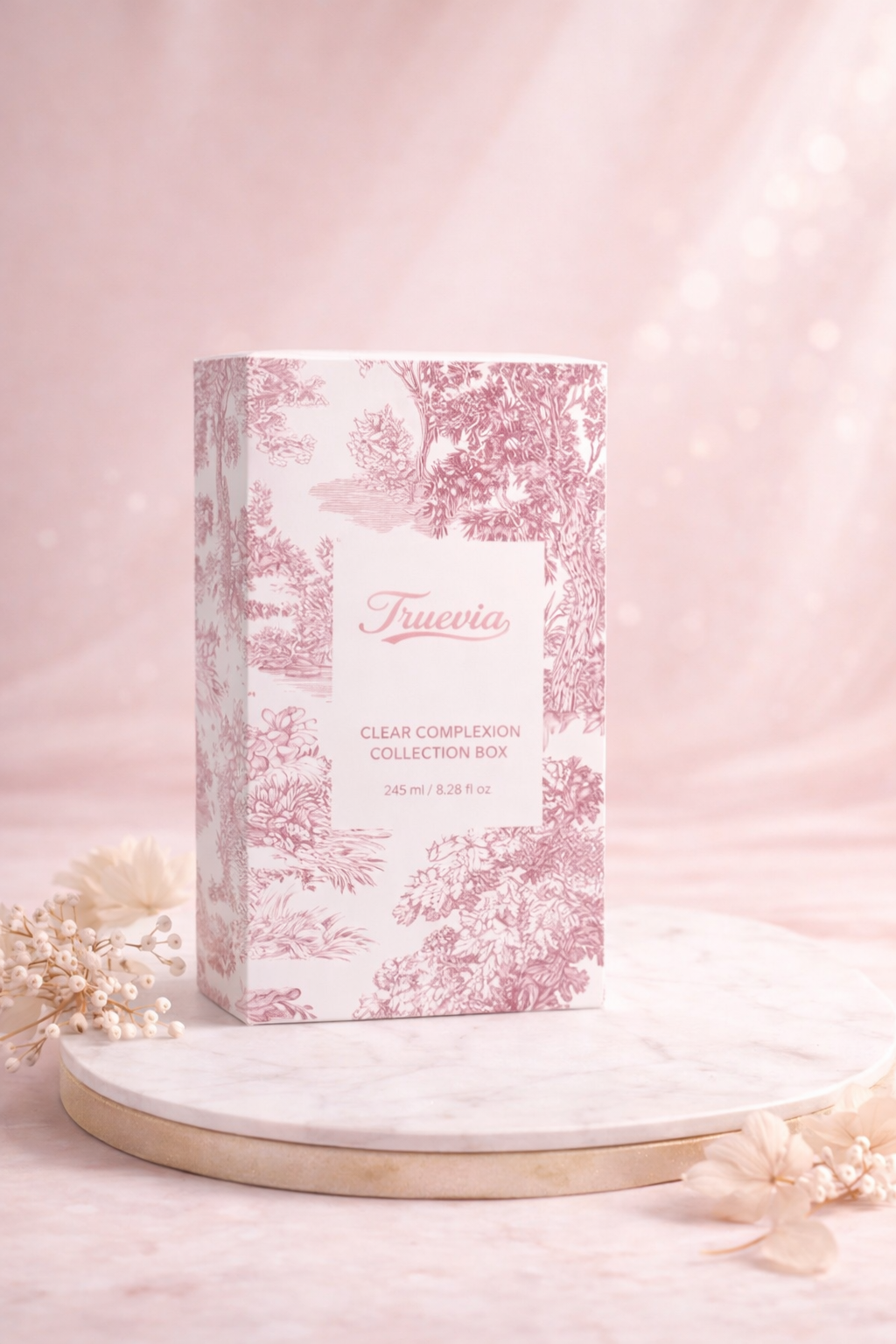 Truevia's Clear Complexion Collection Box