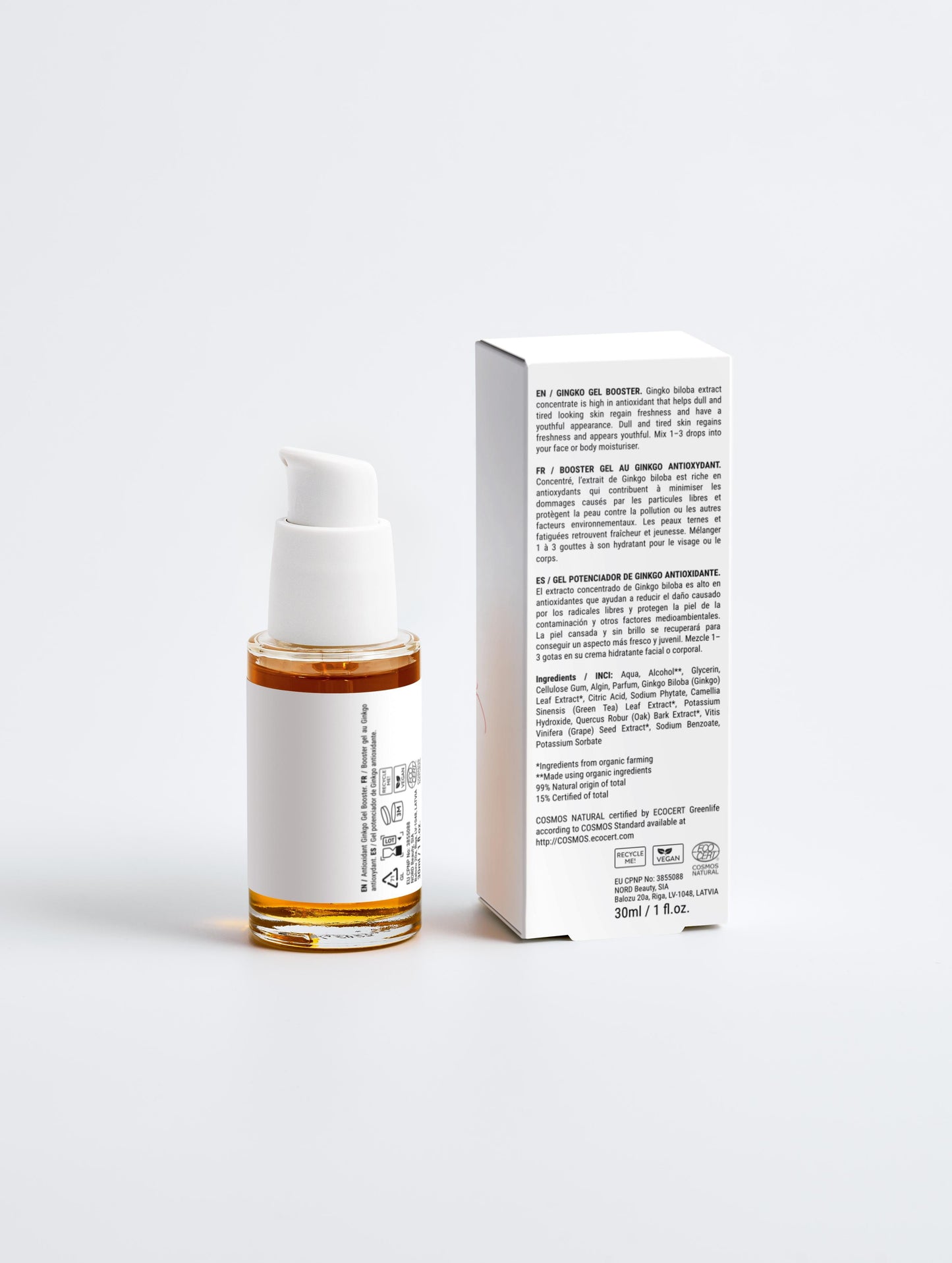 Truevia's Antioxidant Ginkgo Gel Booster